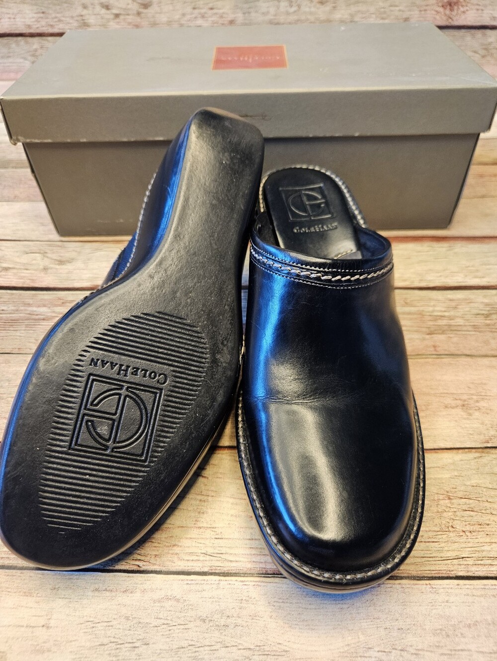 Cole Haan wedge clog slides - Picture 6 of 10